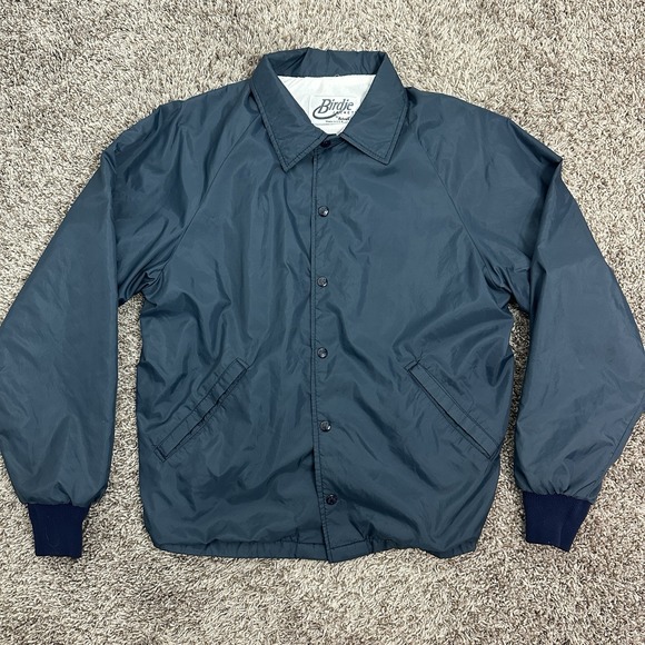 BirdieBall Other - VTG Birdie by Richard A Leslie Jacket Mens Medium Blue Windbreaker Made in USA